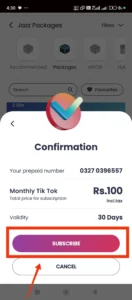 jazz monthly tiktok package